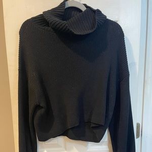 black turtle neck